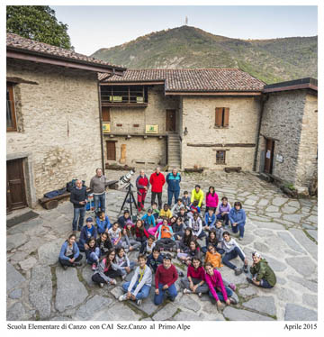 Scuola Elementare e CAI Canzo