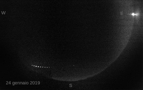 Bolide catturato dalla nostra camera All Sky