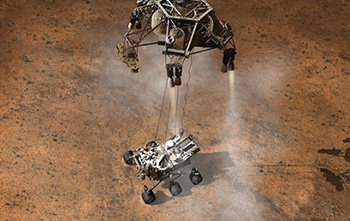 Curiosity è atterrata su Marte !