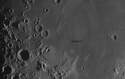 Area di allunaggio dell’Apollo 11