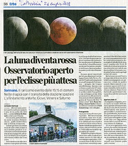 La Provincia del 26 luglio 2018