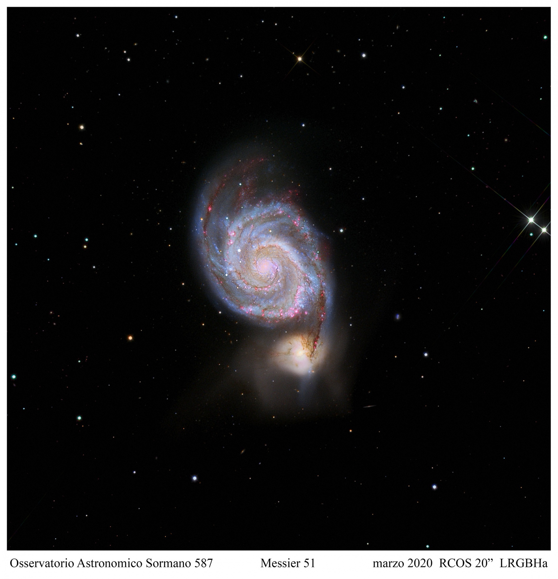 Messier 51: La galassia vortice