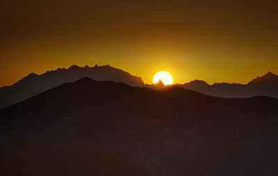 Tramonto sul Cervino