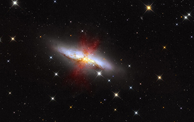 M82: La galassia che voleva essere nebulosa