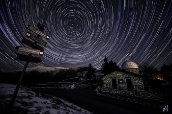 Startrails all'osservatorio